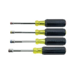 Klein 635-4 4-Piece Heavy Duty Magnetic Nut Driver Set