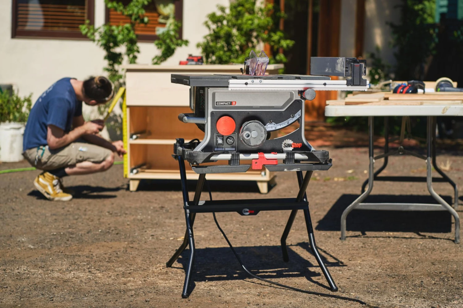 SawStop CTS-FS Compact Table Saw Folding Stand - Image 3