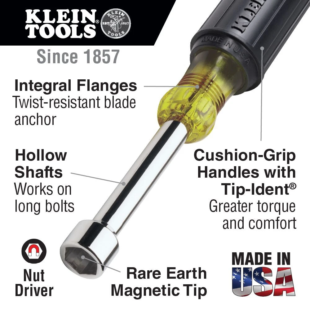Klein 646-3/8M 3/8" Magnetic Tip Nut Driver - Image 2