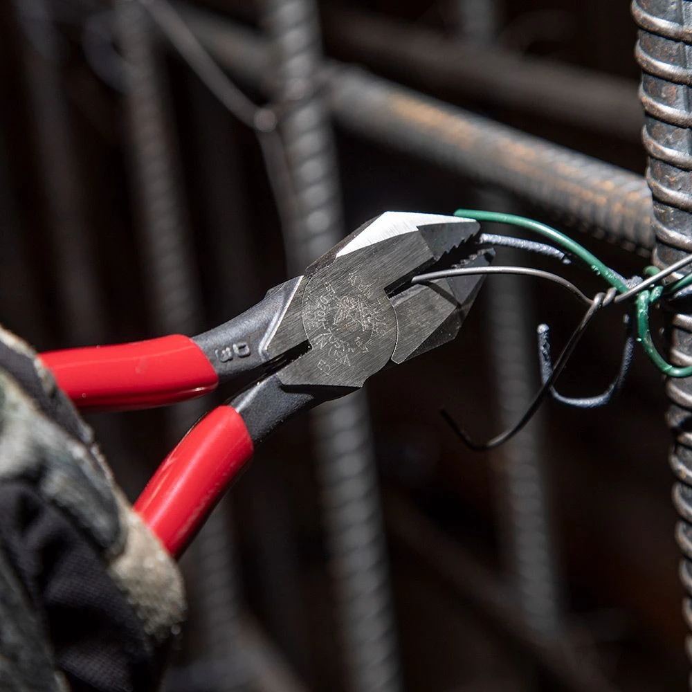 Klein D201-7CSTA Aggressive Knurl 9" Ironworker's Pliers - Image 4